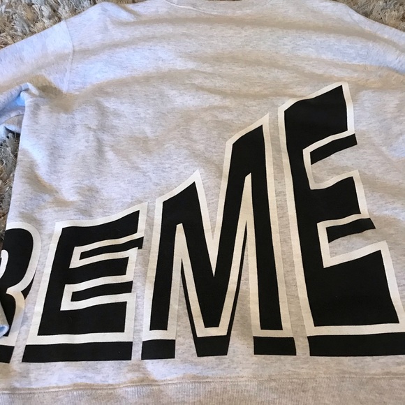 Supreme Side Arc Crewneck Light Grey M - Picture 6 of 7